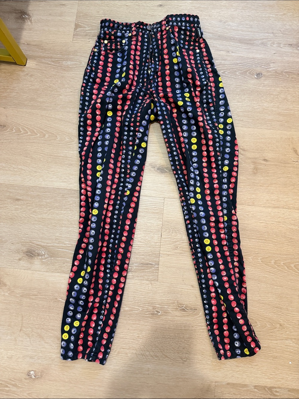 Versace printed jeans